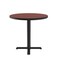 Correll Round Cafe Bistro and Breakroom Pedestal Table, High Pressure Laminate Top, Cherry BXT24R-21 - alternate 7